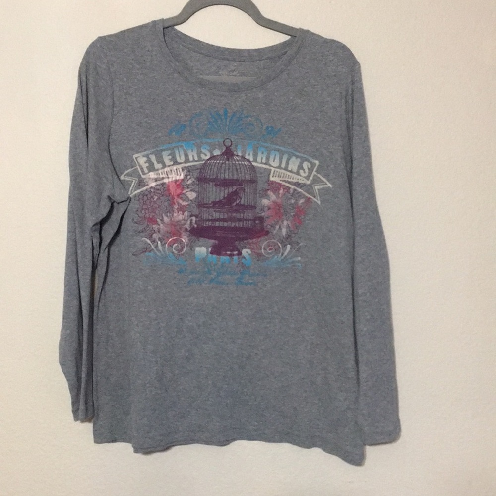 Sonoma long sleeve gray T-shirt